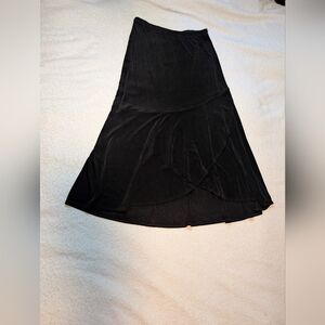 Chico's Elegant Black Asymmetrical Skirt